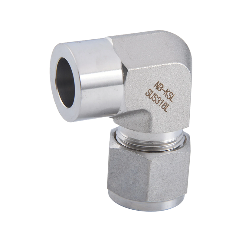316L Stainless Steel Compression fitting type TUBE pipe socket welding elbow