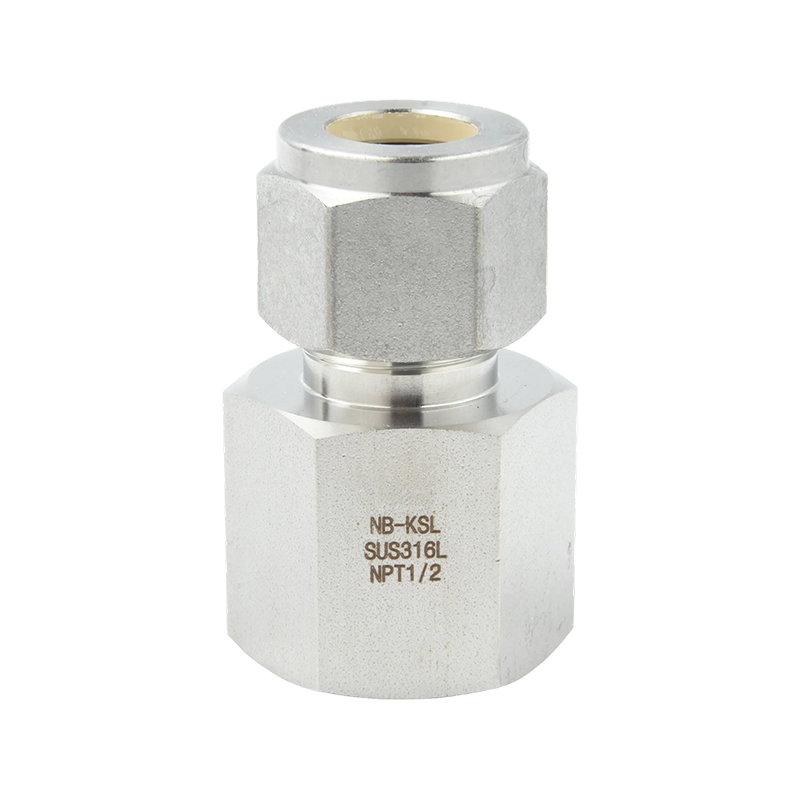 316L Stainless Steel Compression fitting internal thread connector