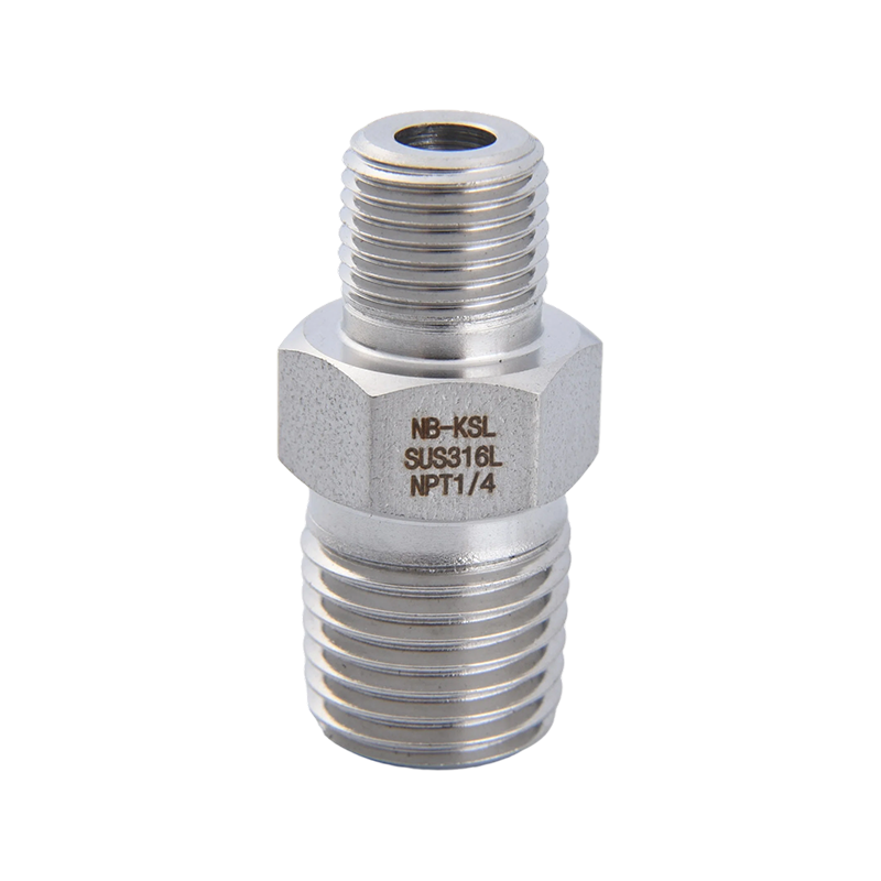 316L Stainless Steel reducing double external thread connector 316L Stainless Steel reducing double external thread connector