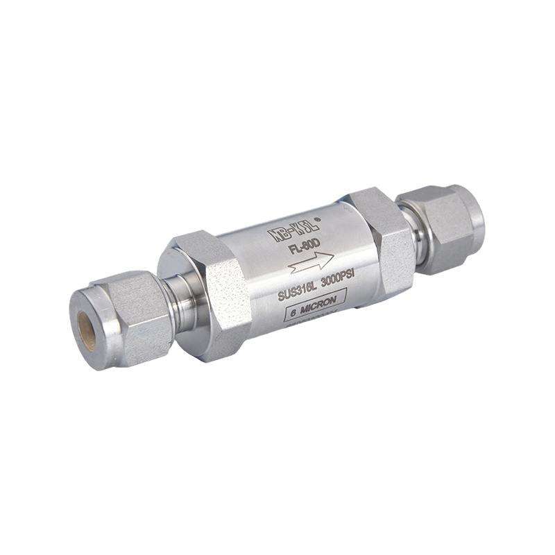 316L Stainless steel straight-through gas filters