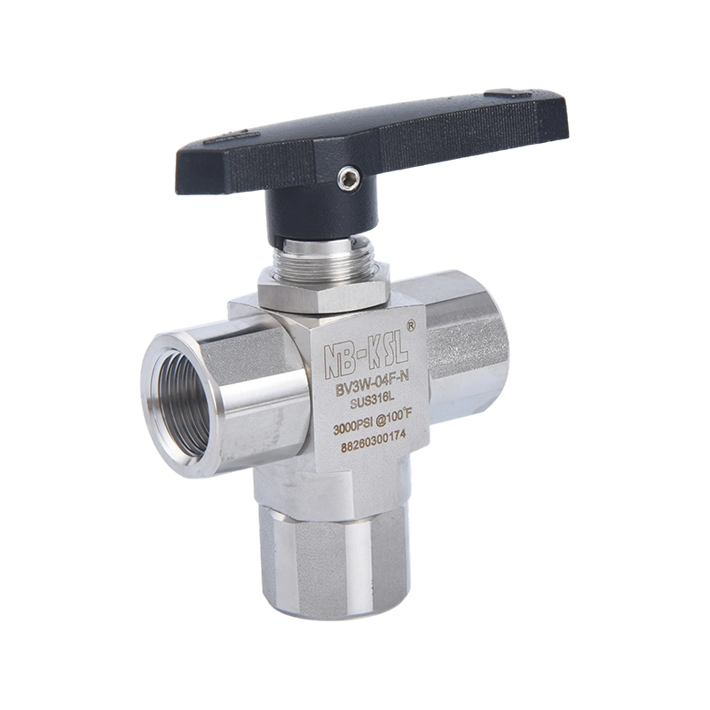 316L Stainless steel angle type and 3 way port ball valve